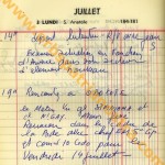 opn BD agenda 1967 03 juillet