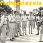 57 - Congo 1967 A G , Lt Gouaud en second, le Major De Velasco , plus loin Lt Marc Robyn , freddy Sergonne , Major Pinaton