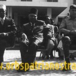 Comores 78 - Les co-presidents Abdallah et Mohamed Amed et le Colonel Comores 78 - Les co-presidents Abdallah et Mohamed Amed et le Colonel
