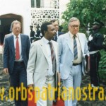 Comores 78 - Sortie du bureau du President Abdallha avec une delegation de RSA Comores 78 - Sortie du bureau du President Abdallha avec une delegation de RSA