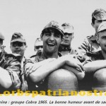 Congo 65 - kamina - groupe cobra avant le saut Congo 65 - kamina - groupe cobra avant le saut