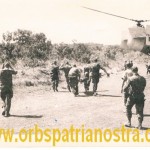 Evacuation des blesses et des morts apres POKO 1965