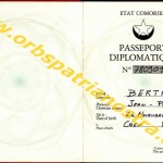 passeport diplomatique comorien 780901 1 passeport diplomatique comorien 780901 1